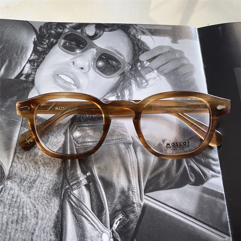 moscot玛士高眼镜框男 lemtosh复古板材近视眼镜架女潮余文乐同款