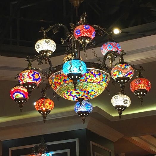 European style retro romantic western restaurant handmade chandelier