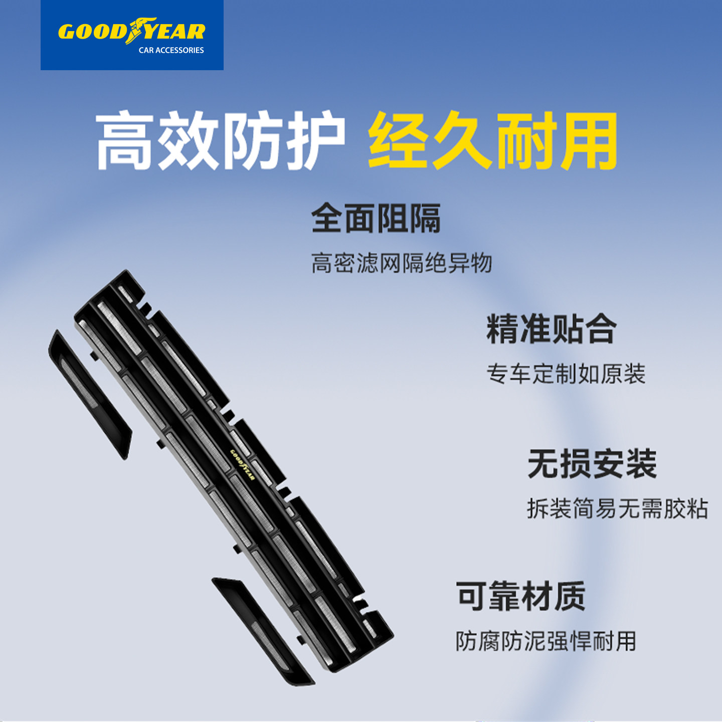 固特异防虫网适用小米YU7 SU7汽车进风口保护罩水箱防尘免拆配件,淘宝优惠券,粉丝福利购,淘宝优惠卷