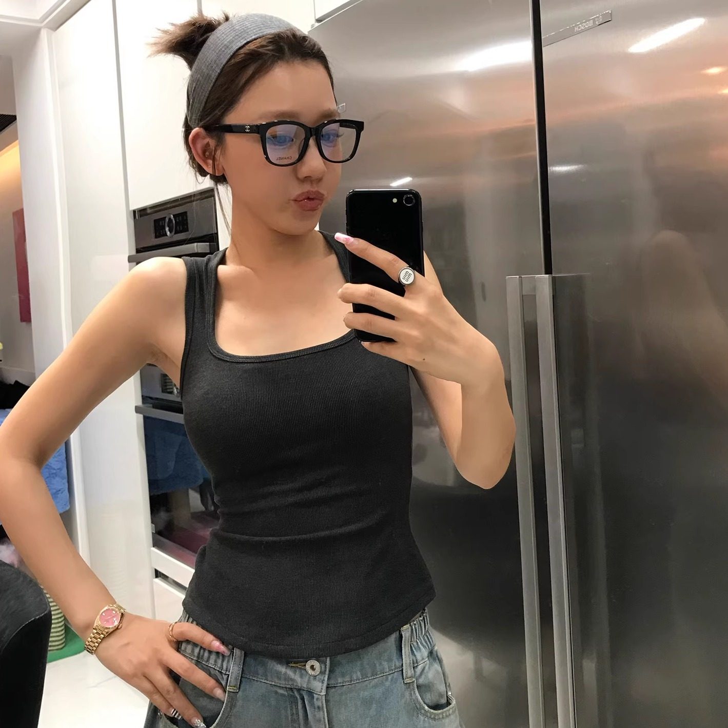 Oh! Me Tell【冬日小暖炉】德绒发热内搭带胸垫保暖修身无袖背心,淘宝优惠券,粉丝福利购,淘宝优惠卷