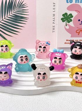 夜光三丽欧小新 diy钥匙扣挂件潮玩萌粒玩偶汽车桌面装饰品小摆件