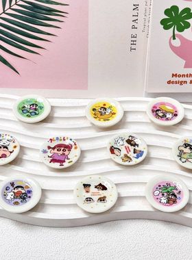 创意新款小号仿真卡通小新餐盘 树脂食玩diy桌面布景儿童玩具配件