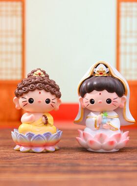新品如意生肖本命佛盲盒qi福创意