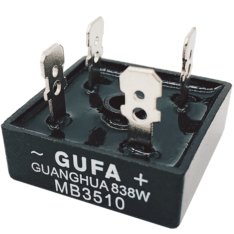 GUFA 小方形单相桥式整流器 整流桥堆 MB5010 50A 1000V /MB3510 - 图3