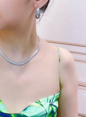 意大利专柜正品质感杨ins蛇骨链