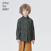 Jiangnan Bclothes child clothing autumn winter jacket printed retro shirt style jacket male and female child jnbybyjnby