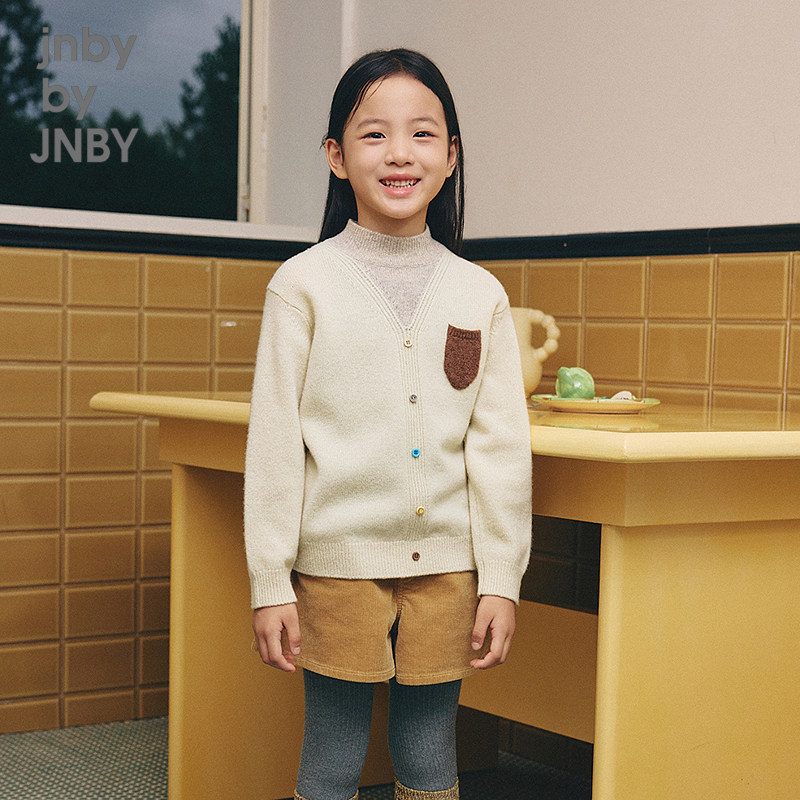 [节日系列]江南布衣童装宽松长袖套头毛衣简约冬男女童jnbybyjnby 免定实拍商品图