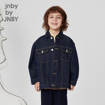 New] Gangnam cloth clothing childrens clothing 23 spring denim jacket turning male girl 1N1613470jnbybyjnby