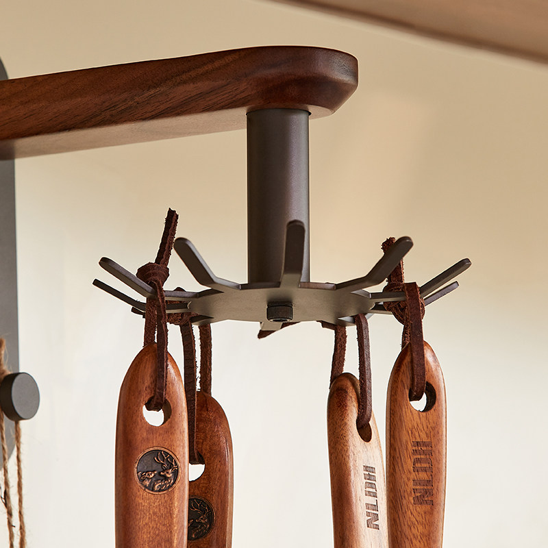 厨房多功能旋转挂架墙上免打孔勺子铲子置物架壁挂式八爪鱼挂钩,淘宝优惠券,粉丝福利购,淘宝优惠卷