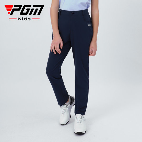 Pgm pantalons de golf pour enfants garçons taille élastique