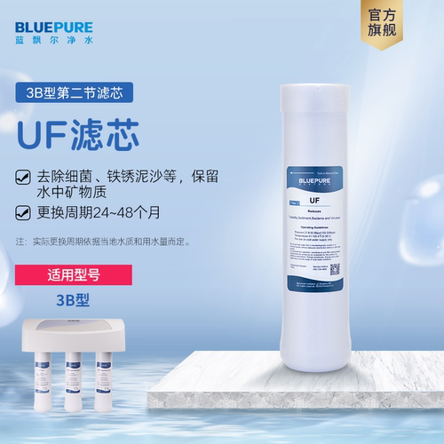 蓝飘尔净水器3B滤芯UF超滤膜T33滤芯家用耗材优惠组合装 - 图1
