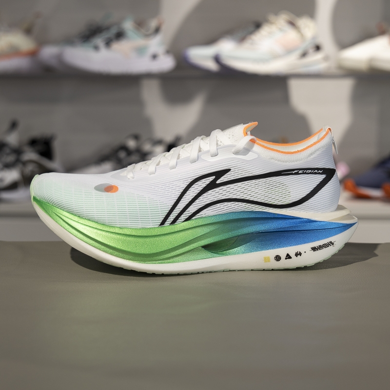 李宁李宁飞电5ELITE男跑步鞋轻量竞速碳板比赛马拉松跑鞋ARMV003 - 图0