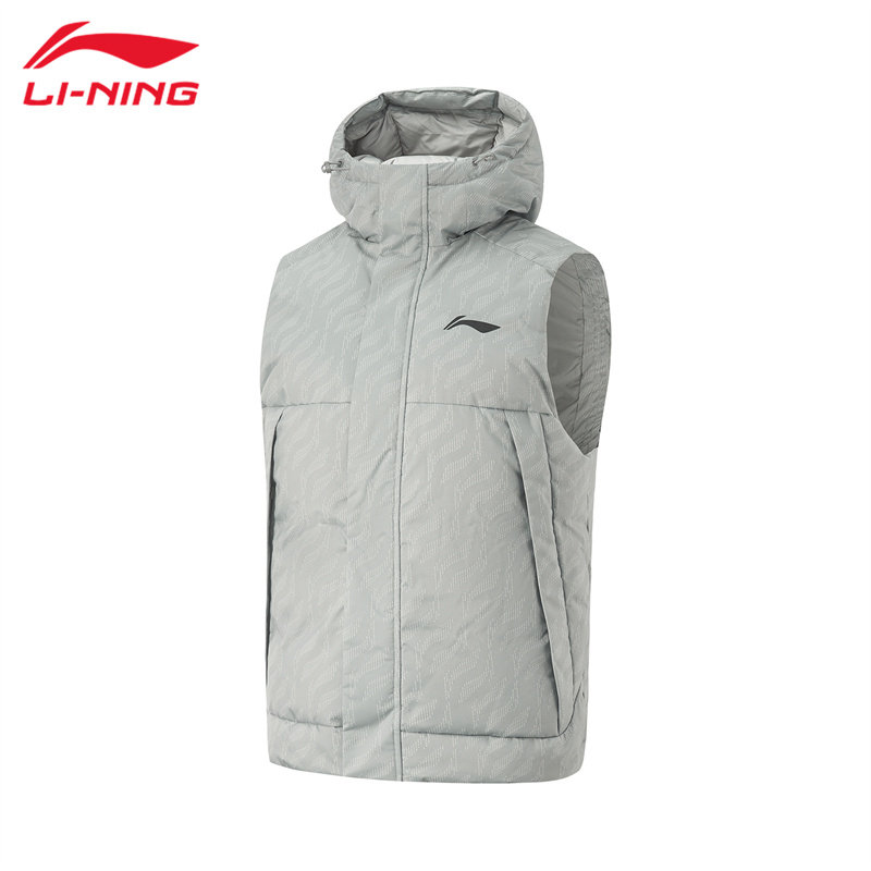 李宁羽绒马甲男子秋冬季篮球蓬松保暖舒适运动防风连帽鸭绒休闲服,淘宝优惠券,粉丝福利购,淘宝优惠卷
