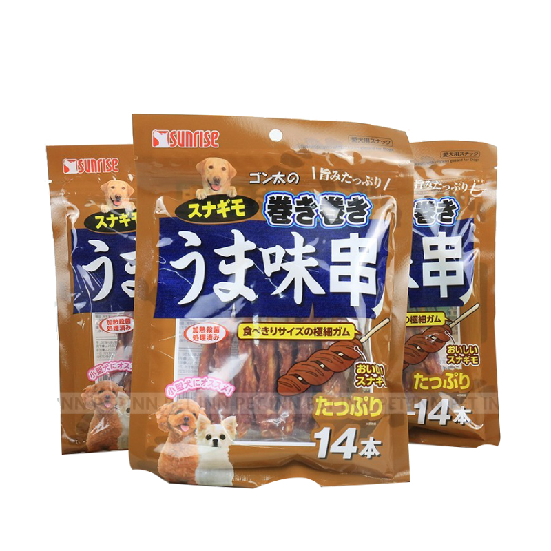 PetInn 推荐Sunrise盛来知狗狗鸡肉鸡胗烤串宠物磨牙奖励训练零食 - 图3