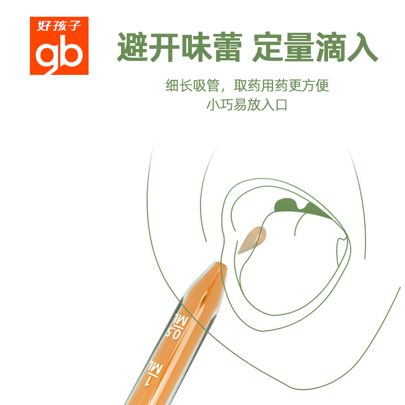 好孩子喂药器神器婴儿防呛滴管式宝宝幼儿儿童吃药吸管喝新生儿水 - 图1