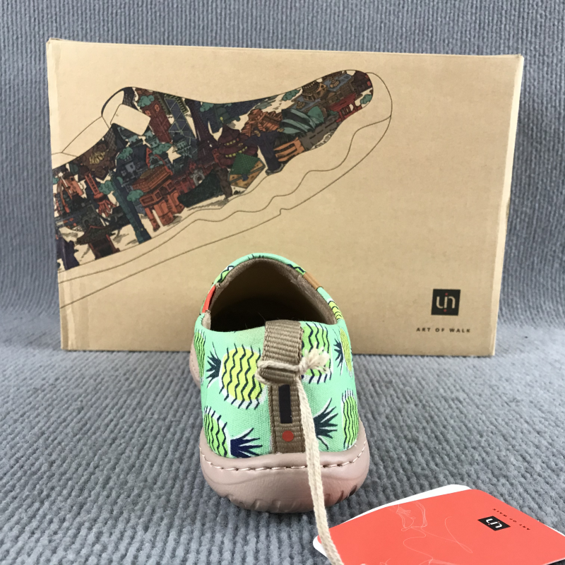 uin彩绘旅行鞋托莱多1艺术涂鸦平底单鞋原创设计轻便舒适豆豆鞋女,淘宝优惠券,粉丝福利购,淘宝优惠卷