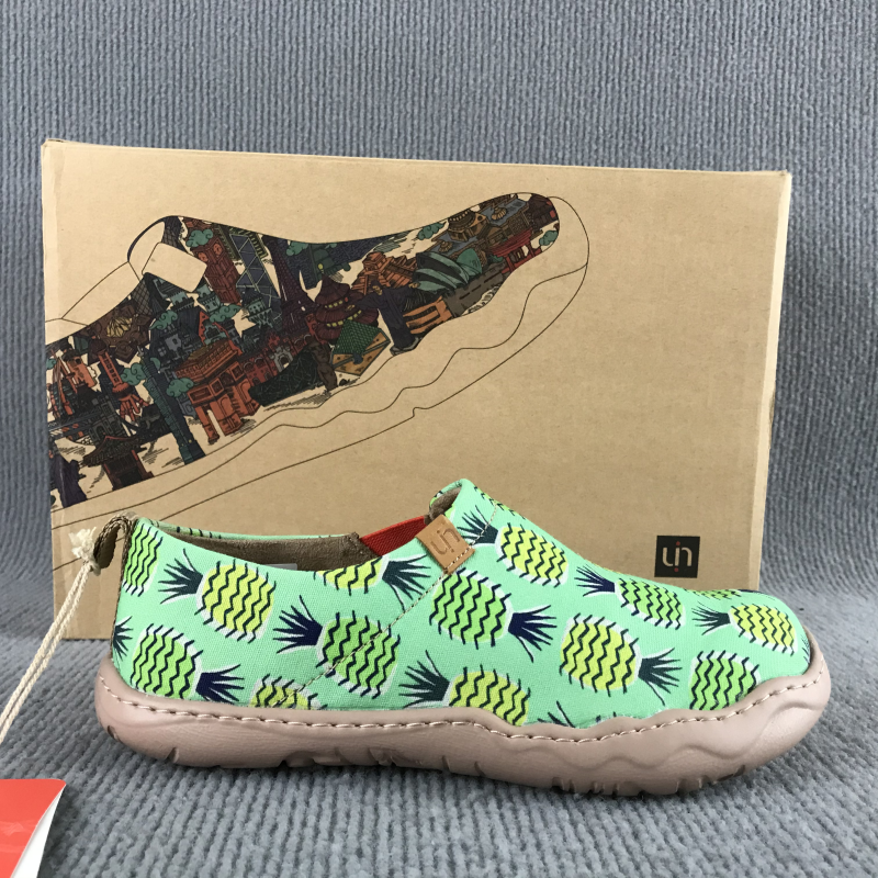 uin彩绘旅行鞋托莱多1艺术涂鸦平底单鞋原创设计轻便舒适豆豆鞋女,淘宝优惠券,粉丝福利购,淘宝优惠卷