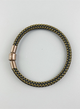 适用于周生家5毫米XL粗款不绣钢丝绳手绳穿转运珠红绳手链串珠