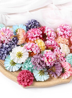 10/20/30Pcs Hydrangea Artificial Flowers Heads 4cm for Home
