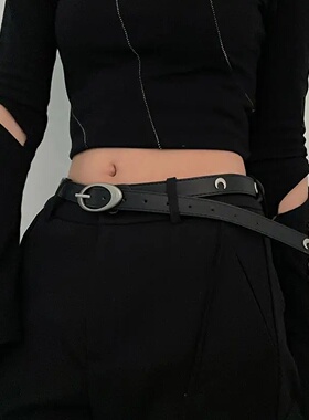 Niche belt female 2023 summer new Korean hundred with jeans