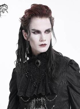 Devil Fashion恶魔时尚哥特暗黑男装 高级感蕾丝领结领带AS206