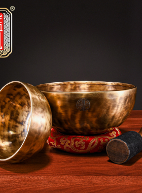满月颂钵手工铜钵音疗静心钵摆件