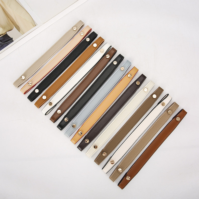 手提包带包包配件手挽手提手拎包带彩色黑色米白色荔枝纹短款包带,淘宝优惠券,粉丝福利购,淘宝优惠卷