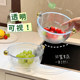 Double drain basket living room home fruit tray