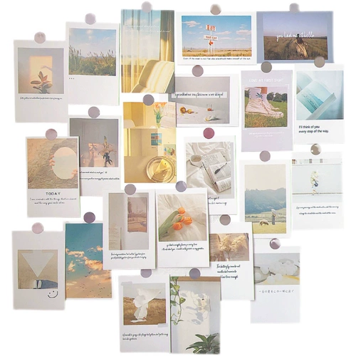 Ретро наклейка на стену для спальни, фотография, карточки, наклейки