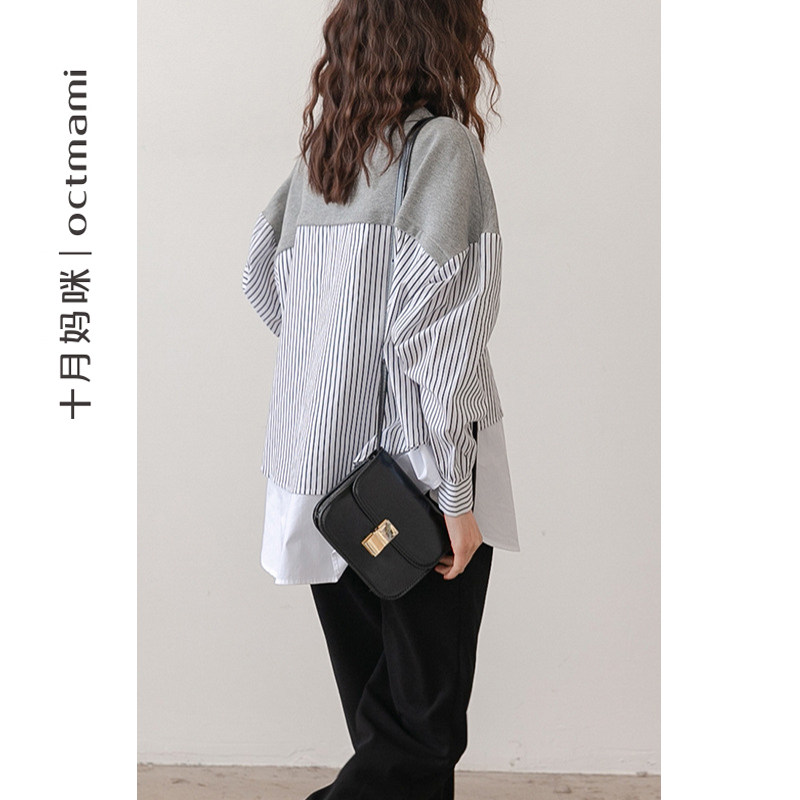 【专柜同款】十月妈咪孕妇春装衬衫 十月妈咪母婴专营衬衫/雪纺衫