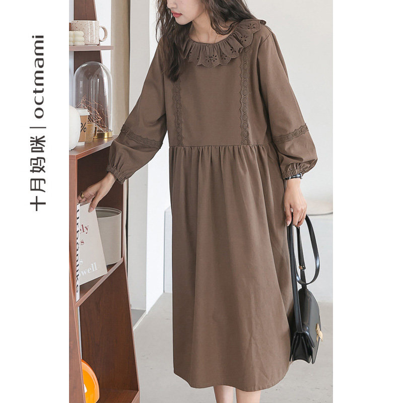 【新品】十月妈咪孕妇怀孕休闲连衣裙 十月妈咪母婴专营连衣裙