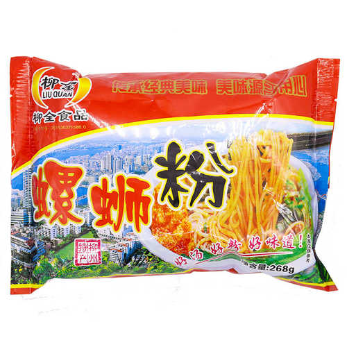柳全螺蛳粉268g*5袋装广西柳州特产香辣螺狮粉正宗螺丝粉夜宵米粉 - 图1