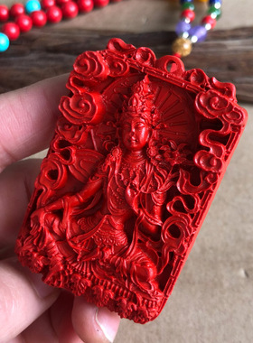 朱砂渡母项链多罗观世音菩萨