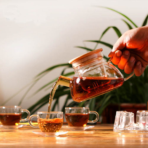 小罐茶茶具套装家用 玻璃过滤加厚煮茶壶花茶壶泡花草茶壶过滤网 - 图0