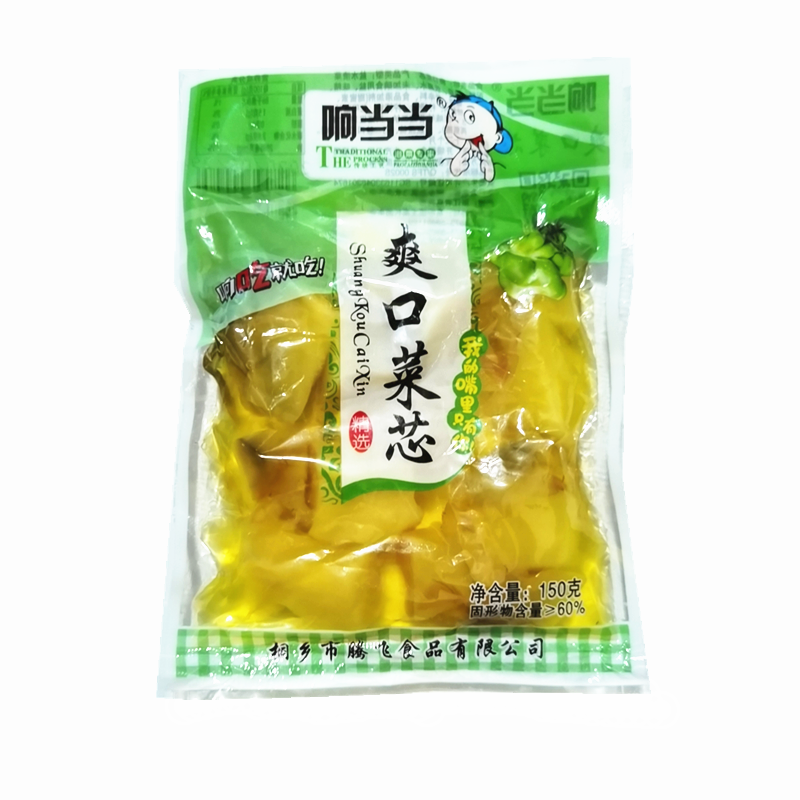 响当当爽口菜芯150g*10袋装原味榨菜心酱腌菜咸菜泡菜佐餐下饭菜 - 图3