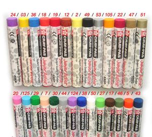 日本樱花黑红白单色油性水产记号蜡笔幼儿美术用油画棒48色油棒笔油花棒套装幼儿园易上色28色绘画棒金银可选