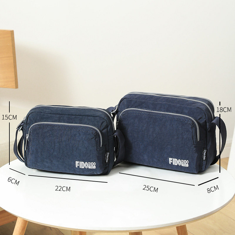 菲都狄都男女潮流休闲简约斜挎包 FidoDido箱包女士包袋