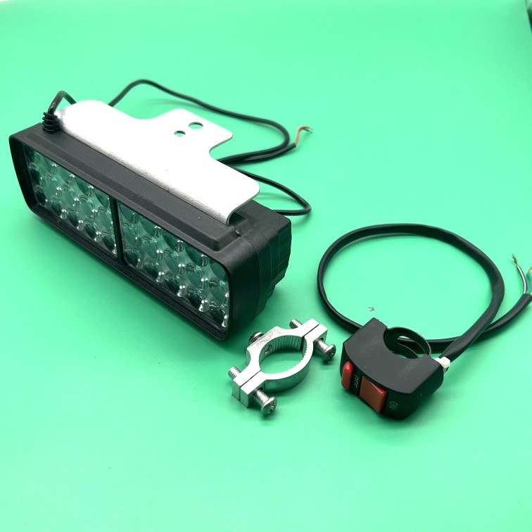 电动摩托车灯三轮车电瓶前改装外置超亮强光射车led大灯12v48v60V,淘宝优惠券,粉丝福利购,淘宝优惠卷