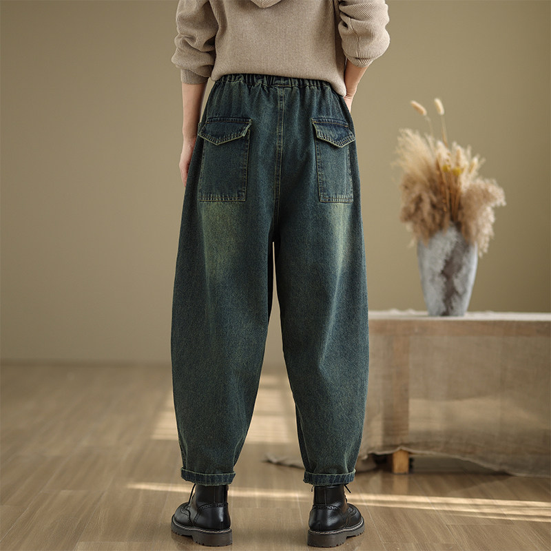 小菲家~新款春秋百搭休闲松紧腰九分牛仔裤女,淘宝优惠券,粉丝福利购,淘宝优惠卷