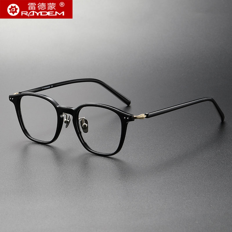 Ultra-light titanium anti-blue light glasses can be equipped with myopia glasses