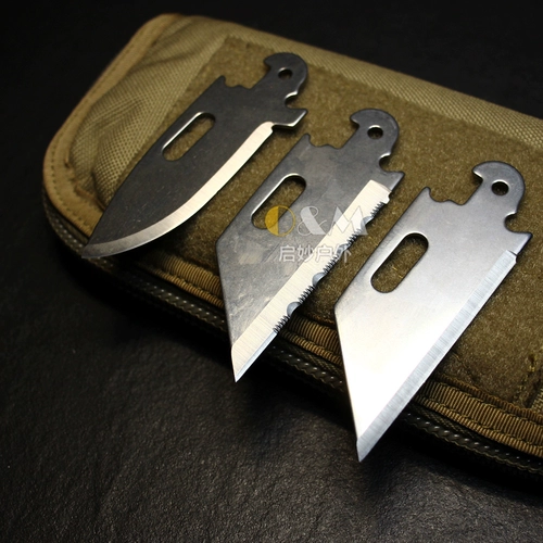 Coldsteel Cold Steel 40a Click-n-Cut Tri-In-One Разборка Mei Worker Knifer Несколько заменов лезвия