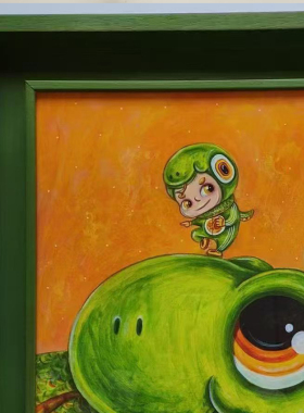 加厚实木框中框油画外框装裱装饰水彩素描木板丙烯相框画框可定制