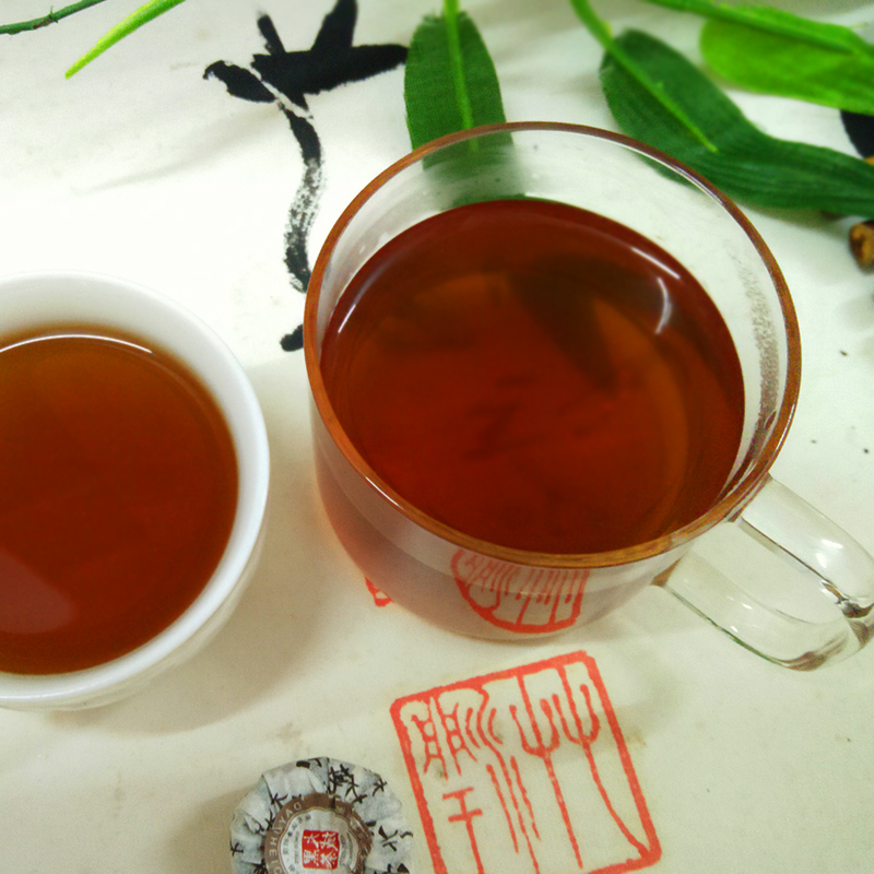 天助我也茶叶旗舰店买一送一600g安化黑茶湖南安化陶瓷罐装 正品非特级茯砖茶老黑毛2