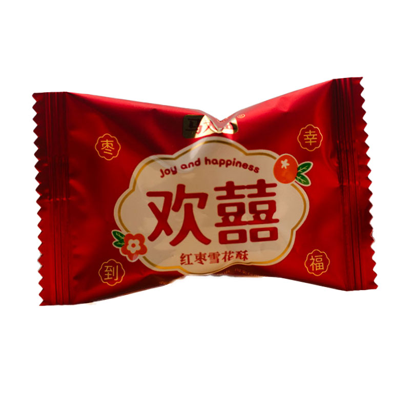 马大姐500g欢喜红枣雪花酥婚庆结婚喜糖宝宝满月糖果旺仔奶糖
