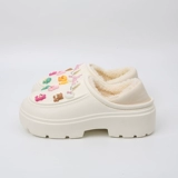 Солнечный цвет шаг на дерьмовых хлопковых тапочках Женские зимние милые мультипликационные девушки Перикардиальная водонепроницаем