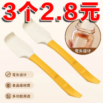 Japan High Temperature Resistant Silica Gel Scraper Mooncake Cake Light Milk Oil Butter Smear Shovel Knife Stirring Squeegee Baking Tool