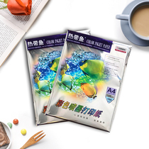 Tropical Fish a4 Color Spray Paper Anne Photo Paper Color Inkjet Printing Paper 108g Effect Gogram Printed Paper