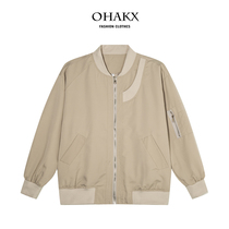 Pilot Tooling Jacket Design Sensation Niche Street Baseball Suit 2023 Autumn Winter New American Retro Coat Woman