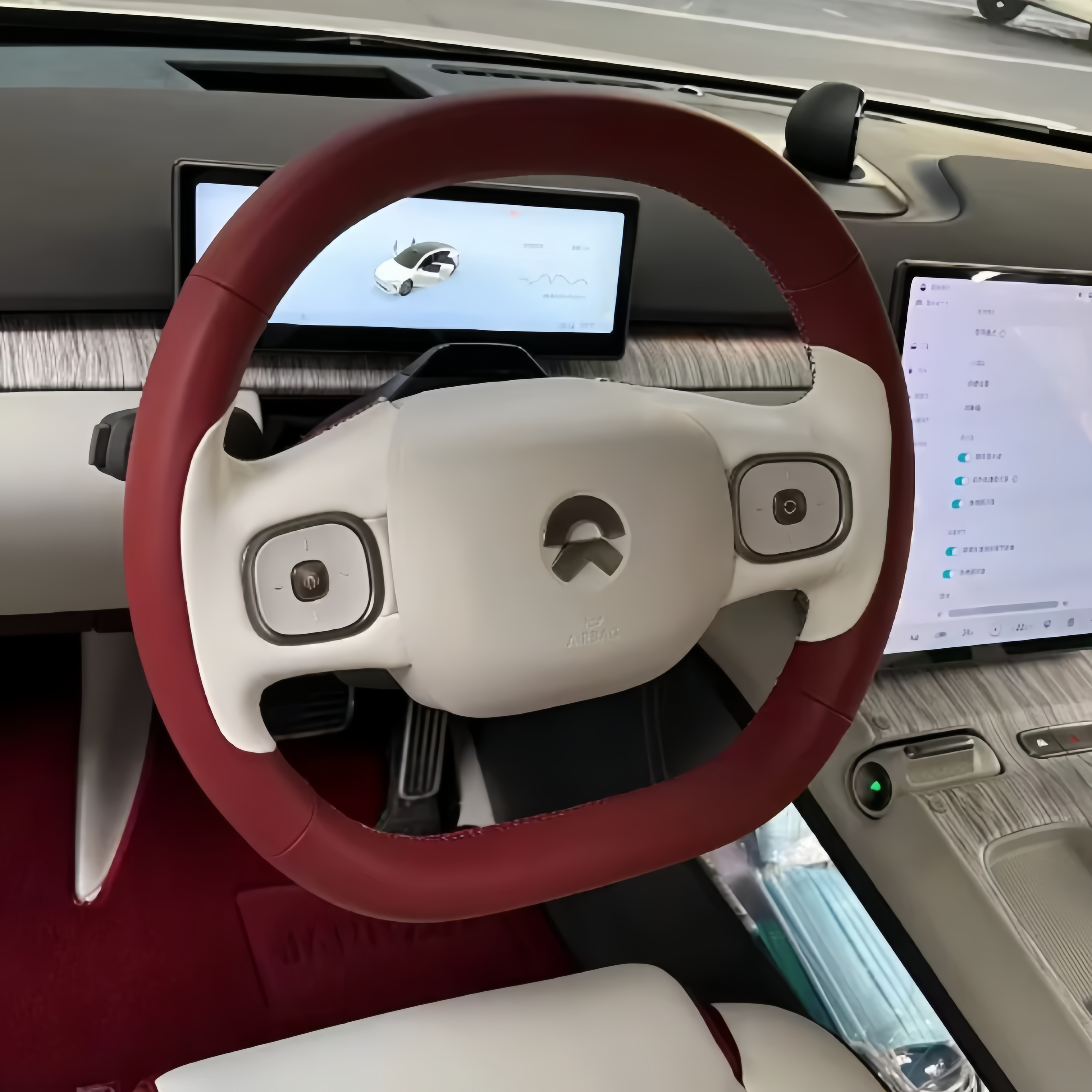 蔚来ET7 ET5T EC7 EC6 蔚来ES8 专车专用手缝方向盘把套全包缝制 - 图3