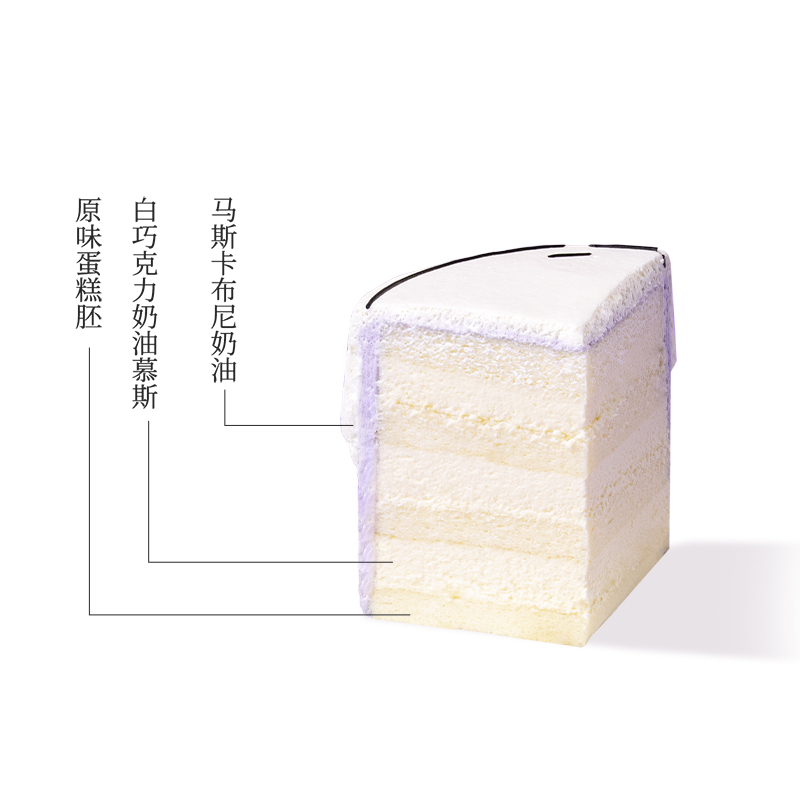 诺心紫梦次元梦幻生日蛋糕聚会送礼创意网红甜品儿童蛋糕同城配送